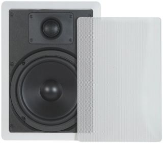 Inwall Speakers 8 2way Pair with Wall Volume Control