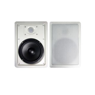New 1200 Watt 2 Pair 8” Indoor Outdoor in Wall Speakers