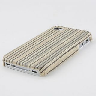 USD $ 2.59   Wooden Grain Stripes Patterned Protective Case for iPhone