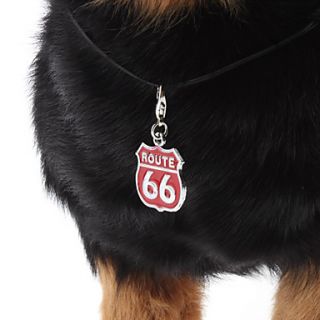 USD $ 1.79   Route 66 Style Collar Charm for Dogs Cats,