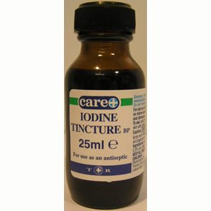 Care Iodine Tincture 25ml x 6 Bottles