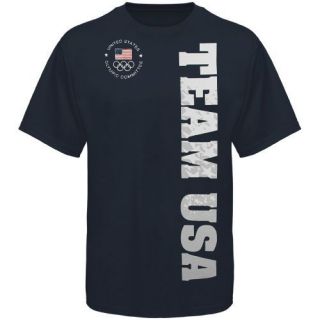 USA Olympic Team Youth Navy Blue Vertical Hit T Shirt