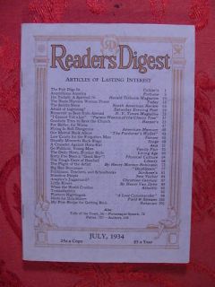 Readers Digest July 1934 Jay Franklin Irvin s Cobb