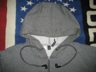 Mens Route 66 Hooded Hoodie Hood Sweatshirt IPOD Built In Earbuds size