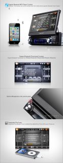 D1310 Eonon 7 HD LCD 1Din in Car FM Stereo iPod iPhone DVD Player
