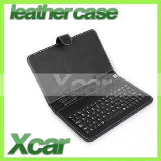 inch USB 2 0 Leather Keyboard Case Cover for Android Tablet iPad