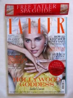 Tatler UK Magazine Isabel Lucas Free Spa Guide November 2011 SEALED