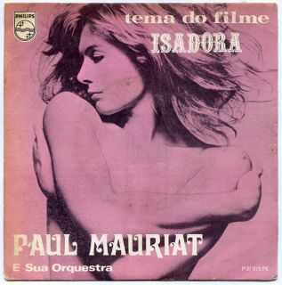 Paul Mauriat Isadora Theme RARE Unique EP Portugal 45