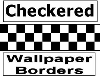 Checkered Wallpaper Border NASCAR Motocross IRL F1