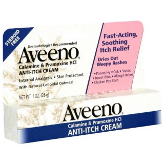 Aveeno Anti Itch Cream Natural Colloidal Oatmeal 1 Oz