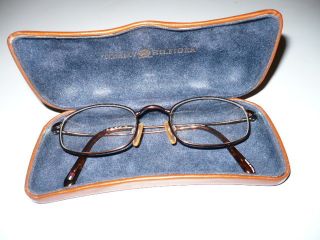Tommy Hilfiger Eyeglass Eyeglasses Frame Made in Italy with Case