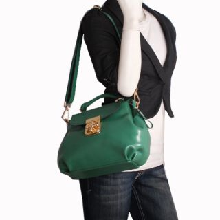 Genuine Italian Leather Green Handbags, Purse, Hobo Bag, Satchel, Tote
