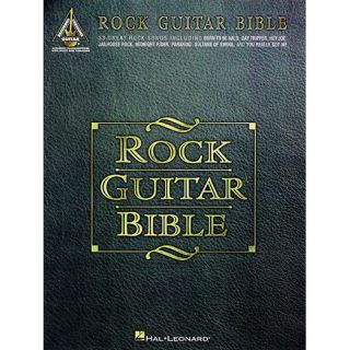 Exact transcriptions in notes and tab of 33 essential rock songs