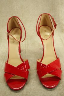 Kate Spade New York Isabel Red Patent Leather Sandal Size 8 5 $328