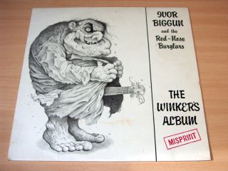 Ivor Biggun and Red Nose Burglars The Winkers Album 1978 LP EX