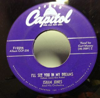 Isham Jones Ill See You in My Dreams It Had to Be You 7 VG F15594