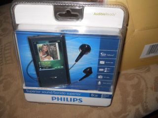 Philips Go Gear Ariaz SA2ARA08K 8 GB Digital Media Player New SEALED