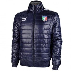 Puma Italy Italia T7 Hooded Padded Jacket Medium M Figc Soccer Puffer