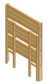 Folding Shelf Unit Shelves Woodworking Plans Plan
