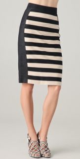 10 Crosby Derek Lam Striped Pencil Skirt