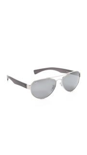 Ray Ban Mirrored Aviator Sunglasses