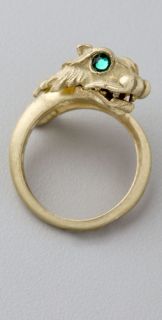 Erica Klein Dragon Ring with Swarovski Crystals