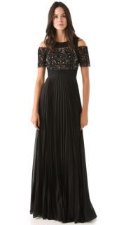 Temperley London Catherine Lace Trim Gown
