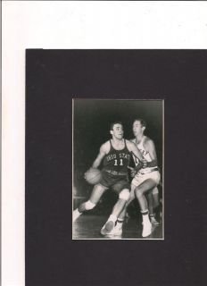 Ohio State Buckeyes Jerry Lucas Matted Game Photo 6