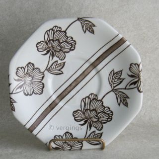 Meakin Lotus Saucer No Cup Brown Ironstone Royal Staffordshire
