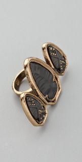 House of Harlow 1960 Triple Arrowhead Ring With Pave