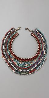 Iosselliani Crystal & Stone Collar Necklace