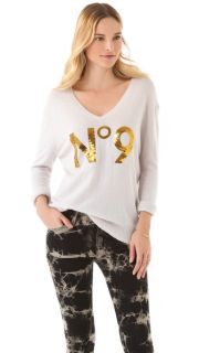 Wildfox Sequined No.9 Sweater