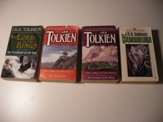 Tolkien The Lord of The Rings Set Plus The Silmarillion Lot