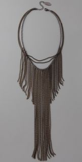 Adia Kibur Chain Fringe Necklace