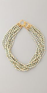 Kenneth Jay Lane Multi Strand Beaded Necklace