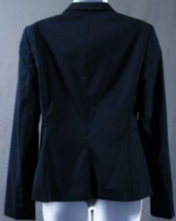 650 Hugo Boss Jaelle 3 Womens Navy Wool Single Breasted Blazer Jacket