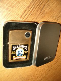 Zippo Jack Daniels Old No 7 Brand Tennessee Whiskey Lighter