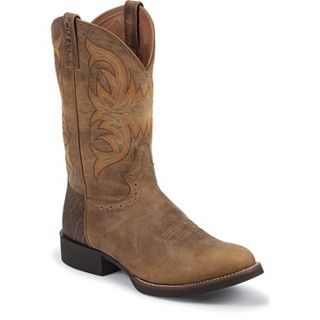 12 % off justin boots stampede tan puma cow $