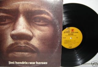  HENDRIX War Heroes LP Record 1972 Reprise Mitch Noel Izabella Tax Free