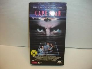 Cape Fear Robert DeNiro Jessica Lange Great Scary Classic Movie VHS