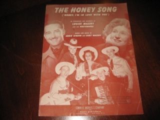 The Honey Song 1942 Louis Massey The Westerners