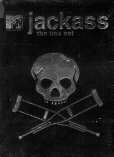 Jackass The Box Set Unrated 4 Disc DVD Set 097360339048