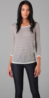 Madewell Finely Metallic Striped Sweater