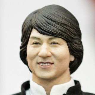 Jackie Chan Custom Figure Head Painted 1 6 Scale