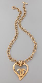 WGACA Vintage Vintage Chanel '95 Big Open Heart Necklace