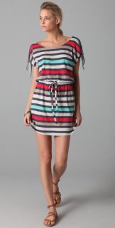 Splendid Oasis Stripe Drawstring Dress