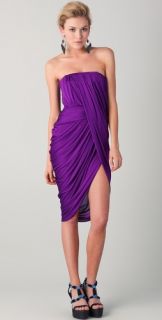 Doo.Ri Strapless Dress with Asymmetrical Draped Front