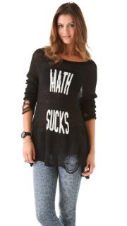 Wildfox Math Sucks Lennon Sweater
