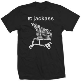 Jackass Shopping Cart Jack Ass Knoxville Bam New Shirt