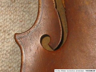 Very Old Violin Nice Flamed Jacobus Stainer Needs Repair